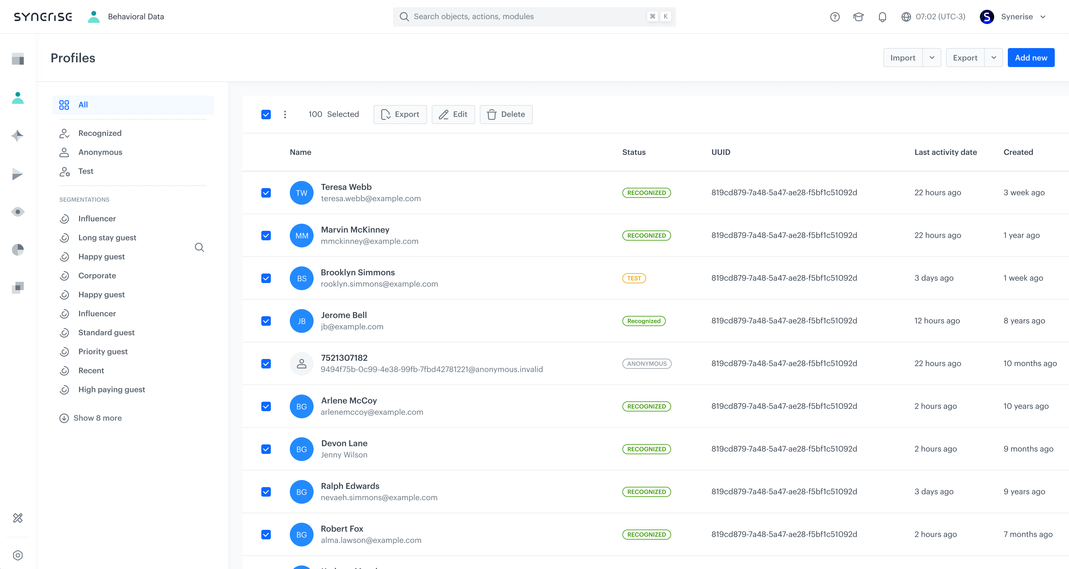 Behavioral Data Hub
