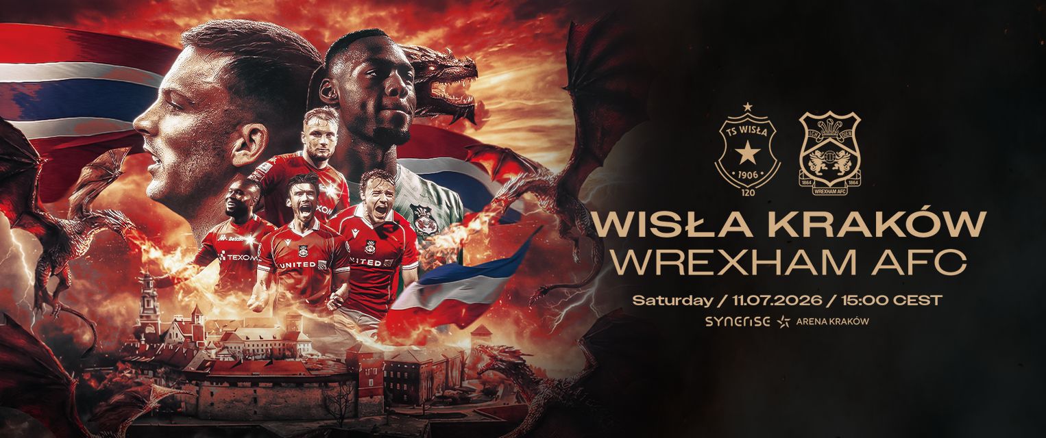Wisła Kraków vs Wrexham AFC — match poster